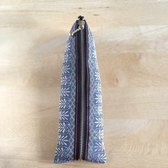 【オリエンタル】畳縁 テトラ型 ペンケース ニュアンスカラー