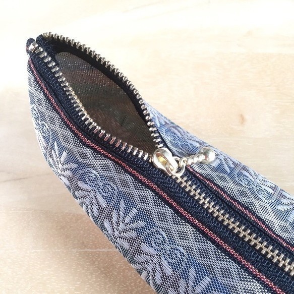 【オリエンタル】畳縁 テトラ型 ペンケース ニュアンスカラー