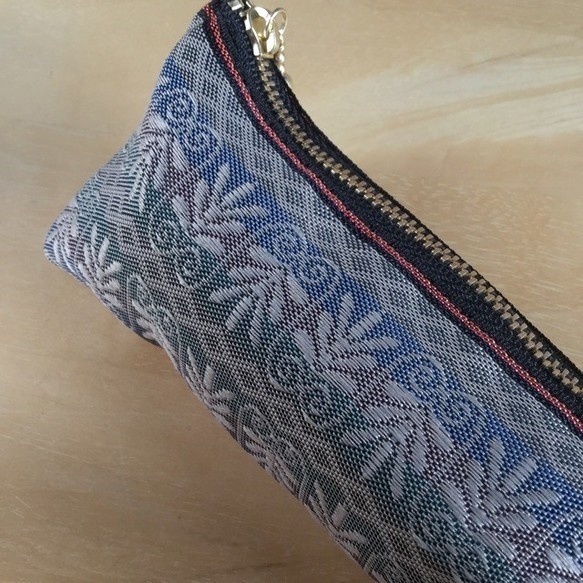 【オリエンタル】畳縁 テトラ型 ペンケース ニュアンスカラー