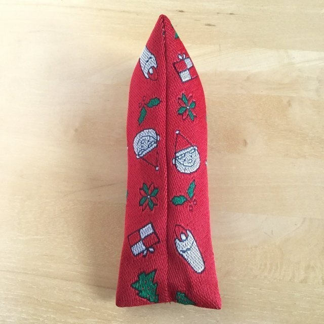 【クリスマス】畳縁 テトラ型 ペンケース サンタ トナカイ