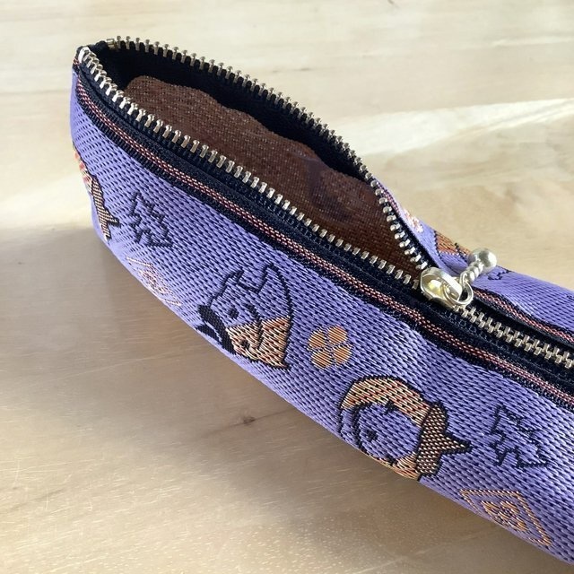 【ハロウィン】畳縁 テトラ型 ペンケース かぼちゃ オバケ