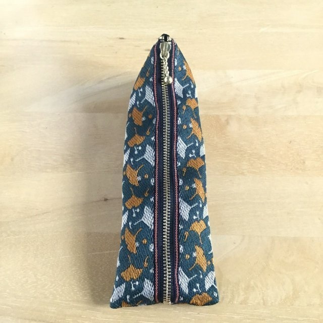 【銀杏】畳縁 テトラ型 ペンケース イチョウ シックカラー