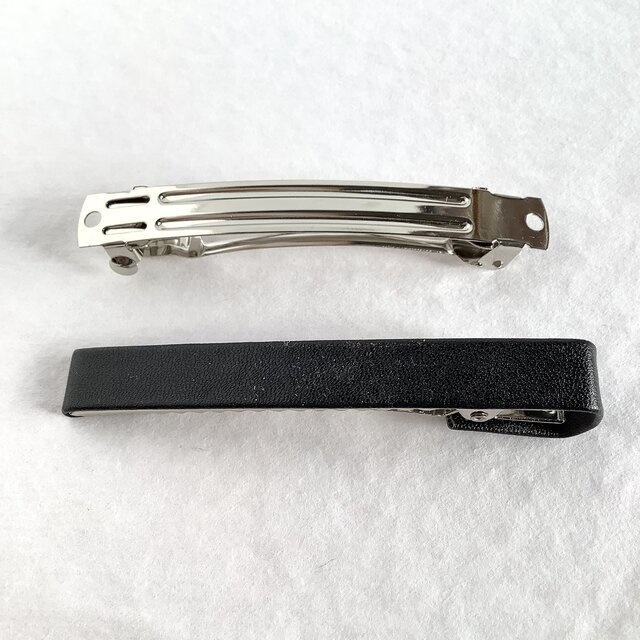 水引製【メカロボ】バレッタ ヘアクリップ スチームパンク 歯車 ゴールド