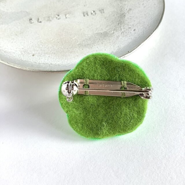 【クリームソーダ】水引 ブローチ ソーダ水 メロンソーダ