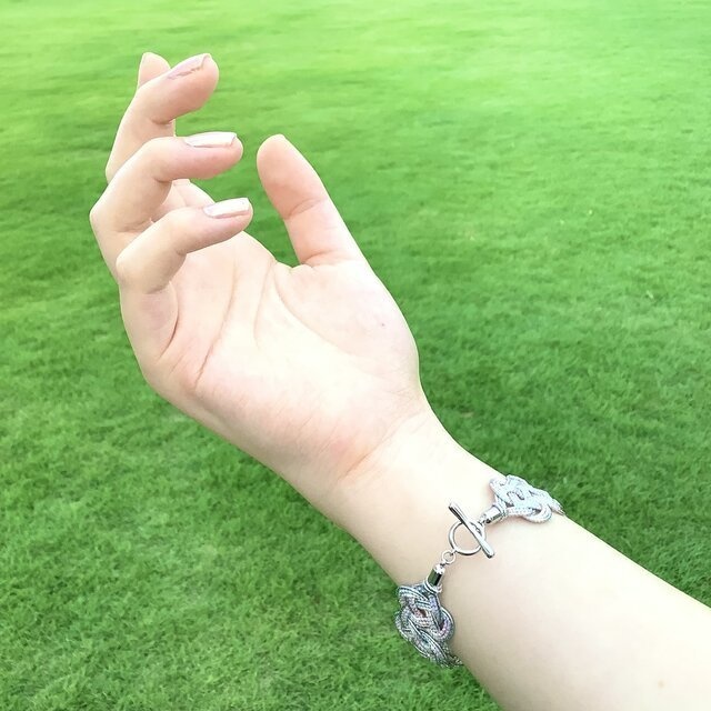 水引 ブレスレット【メタリックレインボー】シャイニー クール 大人可愛い