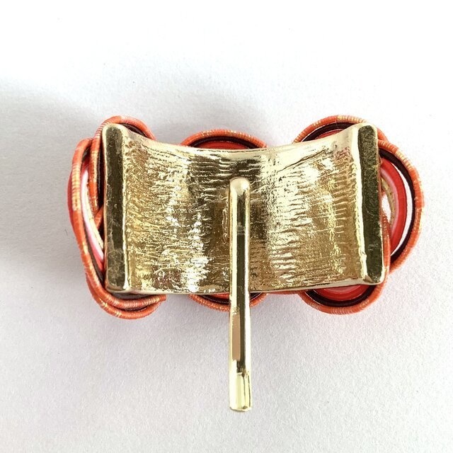 水引【あかねさす】ポニーフック 和風 カラフル 赤系