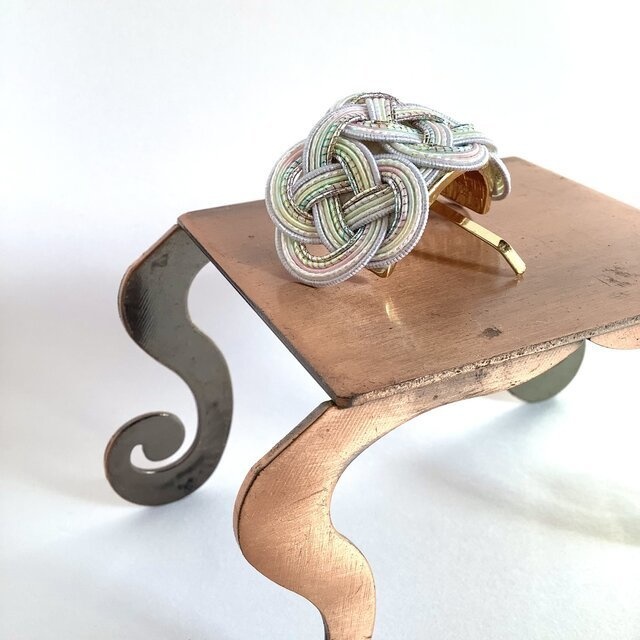 水引【マグノリア】ポニーフック 和風 カラフル 白系 レインボー ニュアンスカラー