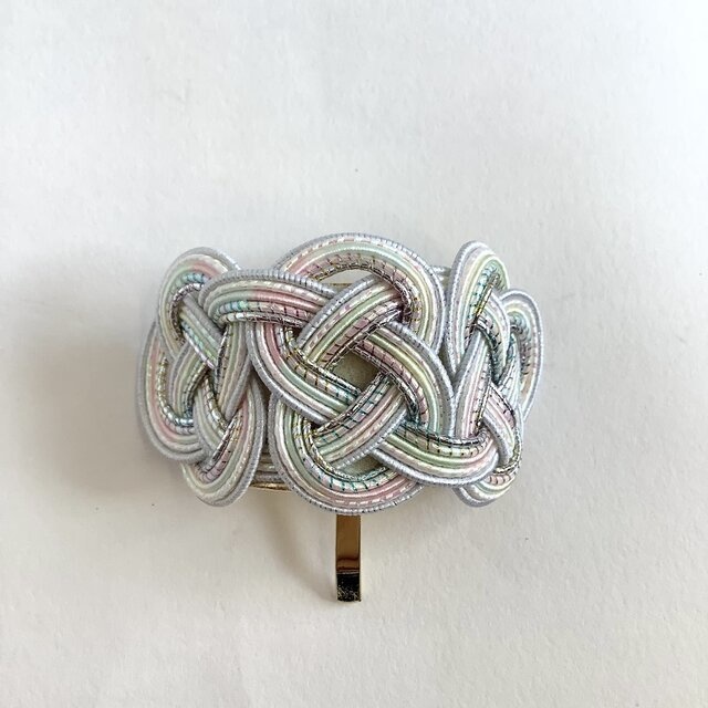 水引【マグノリア】ポニーフック 和風 カラフル 白系 レインボー ニュアンスカラー