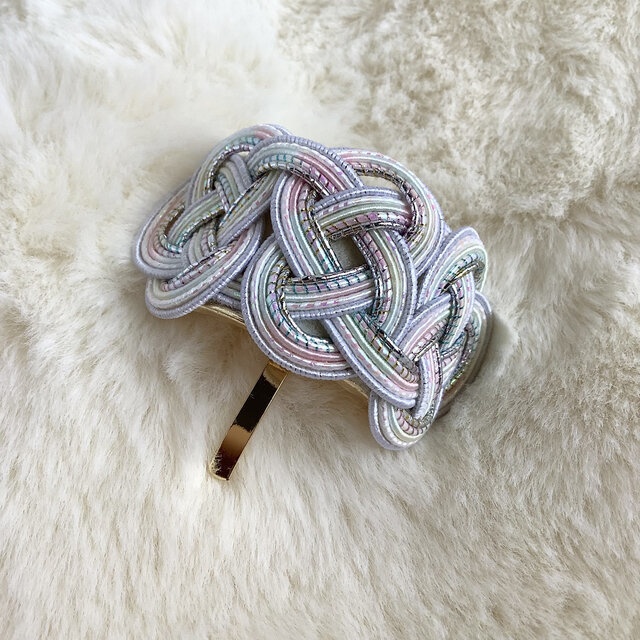 水引【マグノリア】ポニーフック 和風 カラフル 白系 レインボー ニュアンスカラー