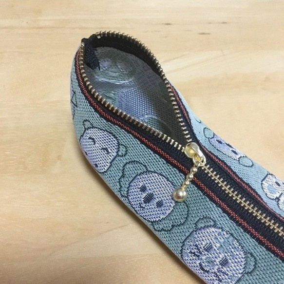 【動物園】畳縁 テトラ型 ペンケース アニマル ミント おうち時間