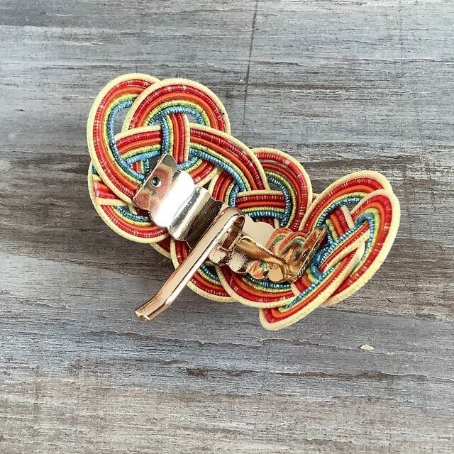 水引【カリフォルニアの光と風】ポニーフック 和風 カラフル 個性的 キラキラ