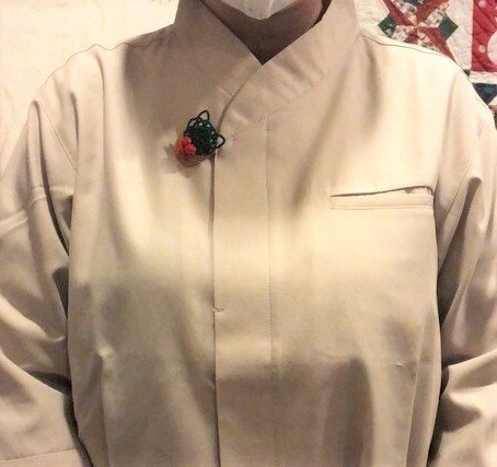 【聖夜のひいらぎ】水引 ブローチ クリスマス 和風