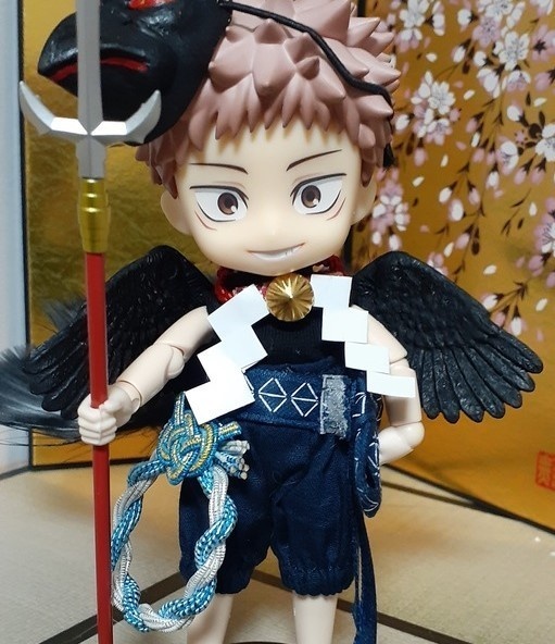 水引 ミニリース 正月飾り ミニチュア フィギア・ドールハウスに！ 赤金