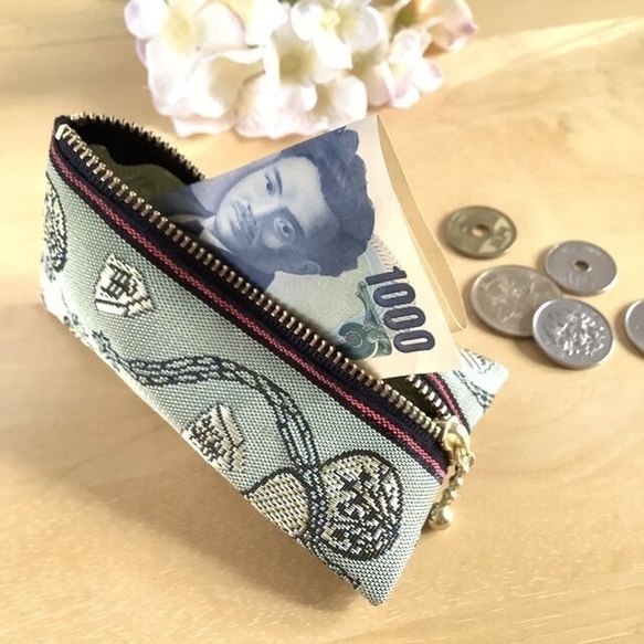 【瓢箪から駒】畳縁 テトラ型 ペンケース 将棋 ひょうたん 縁起物