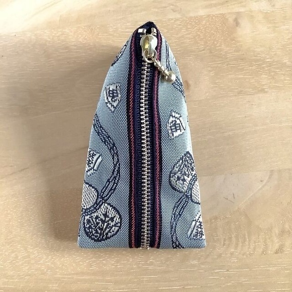 【瓢箪から駒】畳縁 テトラ型 小銭入れ 将棋 ひょうたん ミニポーチ 縁起物