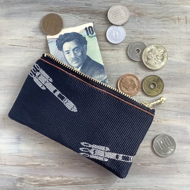 【ロケット】畳縁 テトラ型 ペンケース 漆黒 宇宙 黒