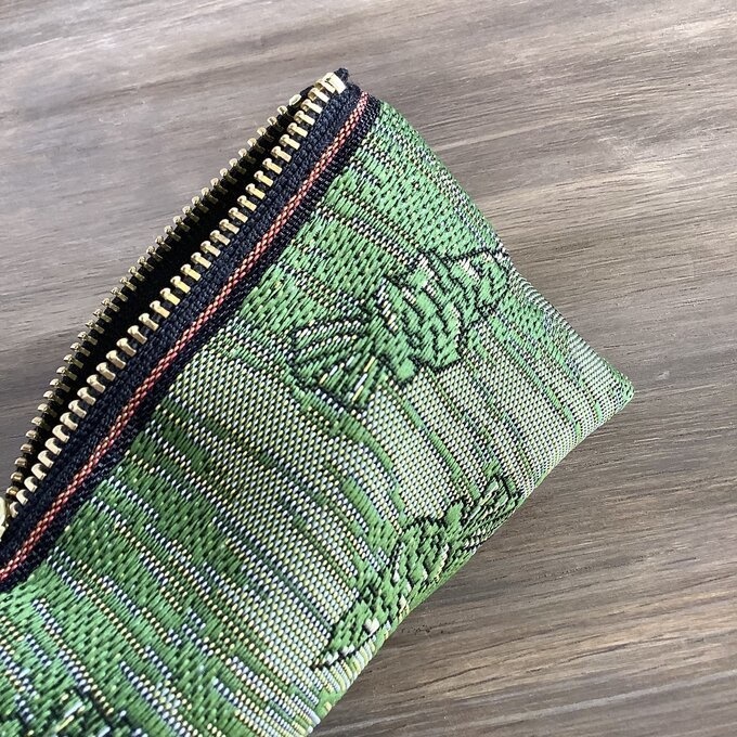 【山葵】畳縁 テトラ型 ペンケース わさび 安曇野 信州 グリーン