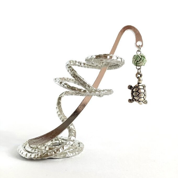 御朱印帳 しおり 水引【亀】ブックマーカー 縁起物 カメ