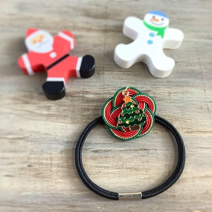 水引 ヘアゴム【クリスマスツリー】クリスマス キラキラ