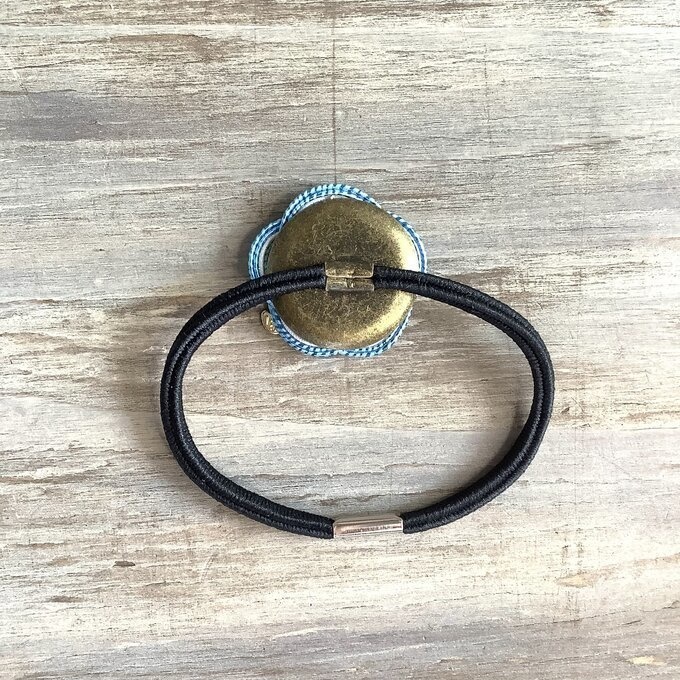 水引 ヘアゴム【サンタベア】ブルー クリスマス しろくま