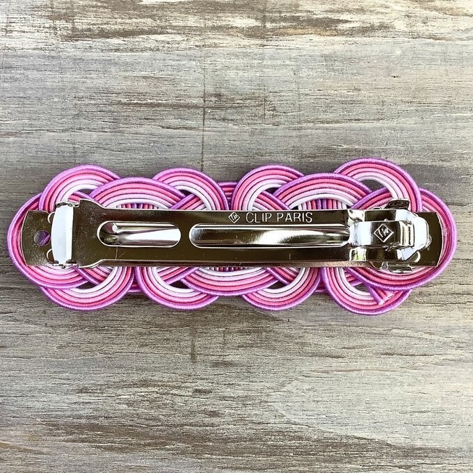 水引 バレッタ【秋桜】コスモス 和風 ピンク グラデーション