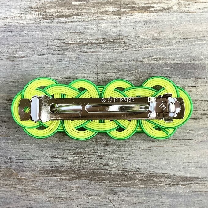 水引 バレッタ【レモン】イエロー 柑橘 爽やか