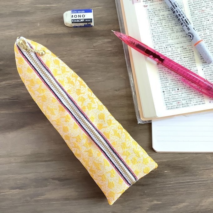 【銀杏】畳縁 ぺたんこ ミニポーチ パステルカラー カードケース 小銭入れ イチョウ