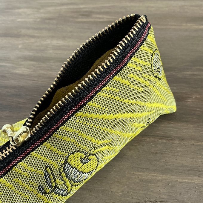 【皮むき りんご】畳縁 テトラ型 ペンケース リンゴ 安曇野 信州 黄色