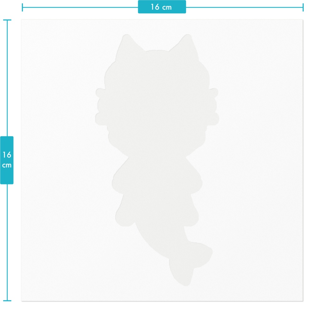 猫海葵 もちもちステッカー