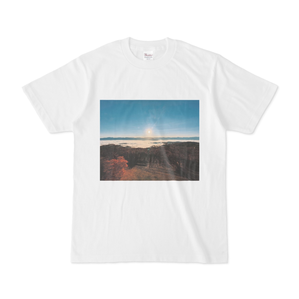 しろうま夜明けTシャツ