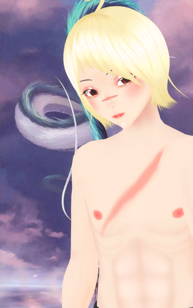 Vroid Scar Skin overlays 化粧