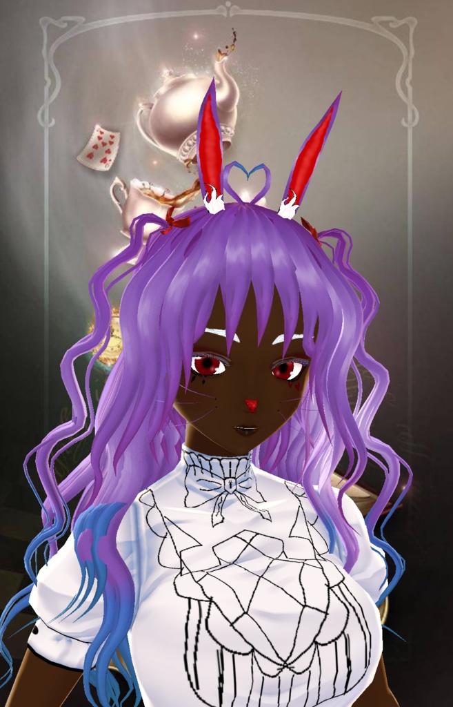 Vroid Cute bunny girl hair preset
