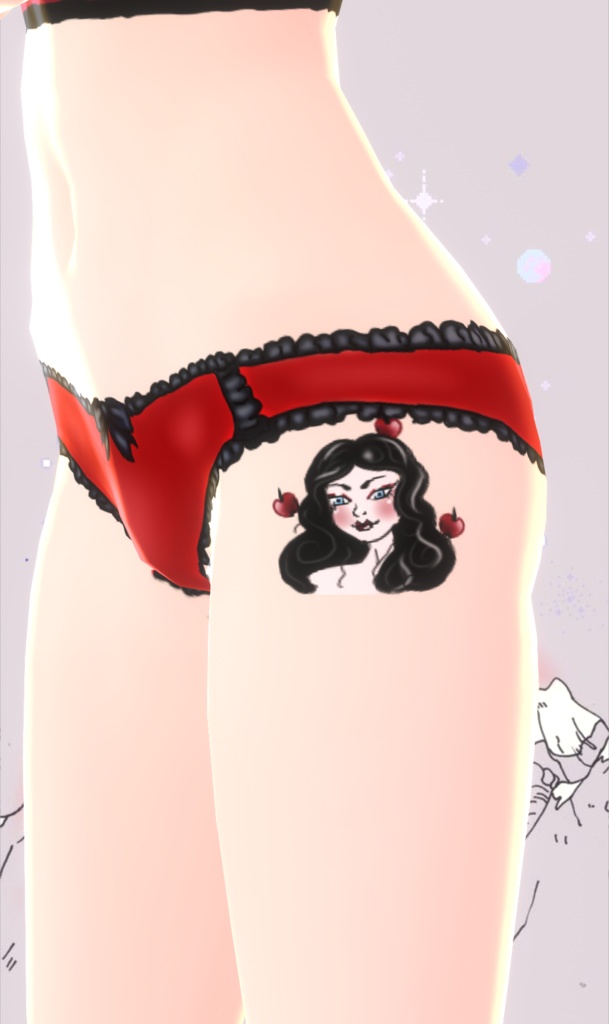 Vroid Snow White Tattoo
