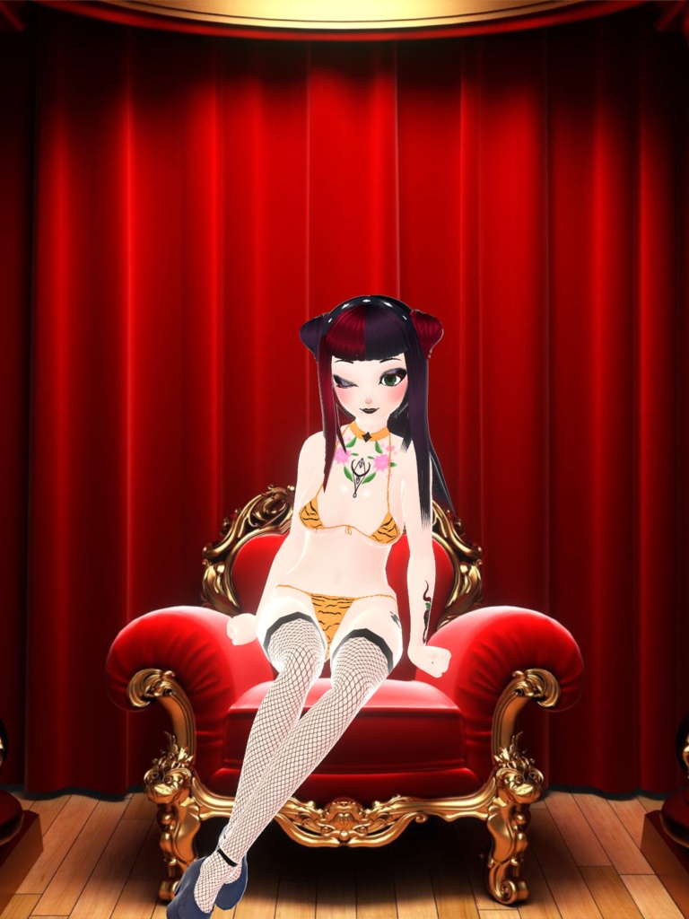 Vroid Tiger Lingerie