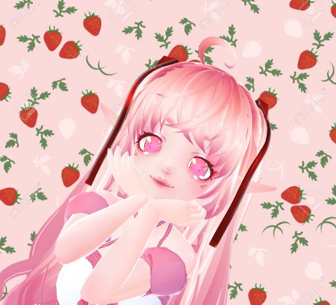 Vtuber Adopt, Strawberry Elf