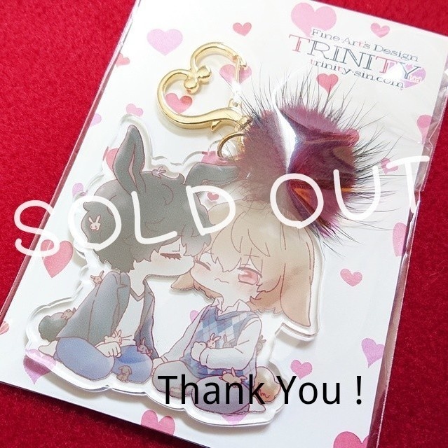 うさぎ主明アクキー