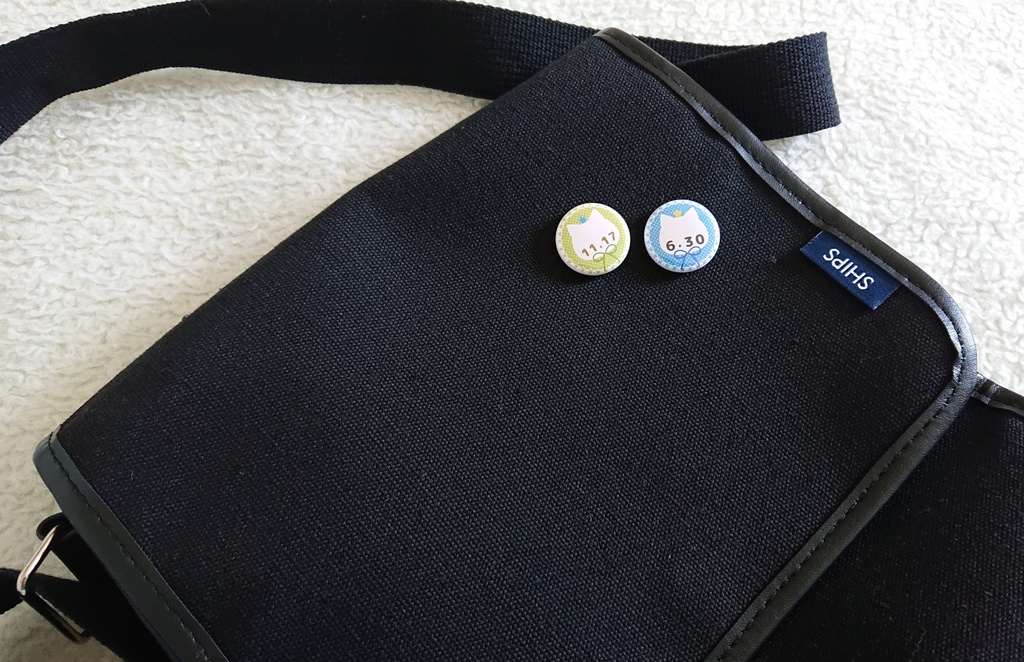 ふり〜なバースデーにゃんこ缶バッジ