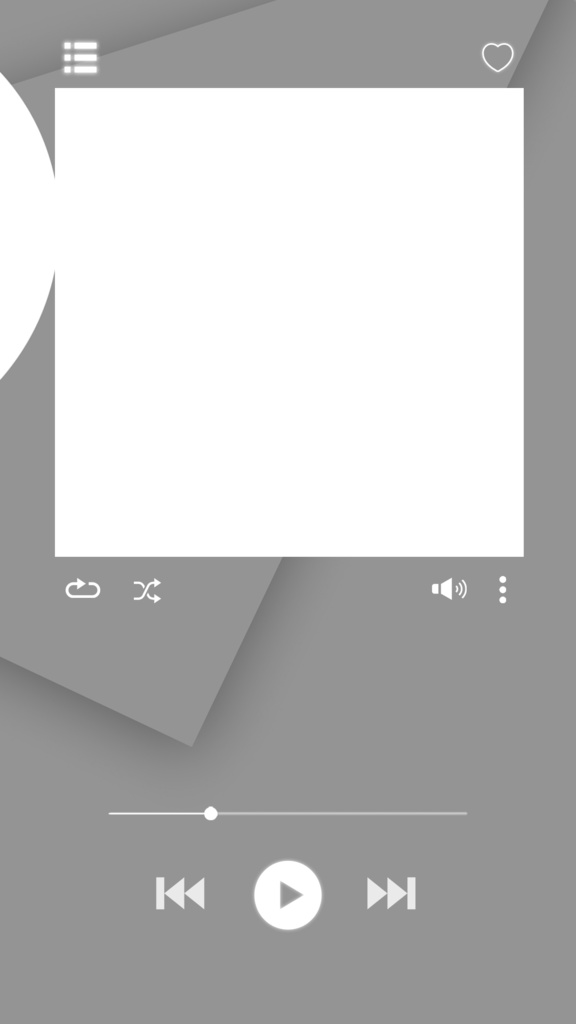 【#003】Music Player UI風 / YouTube shorts 素材 No.1【FREE】