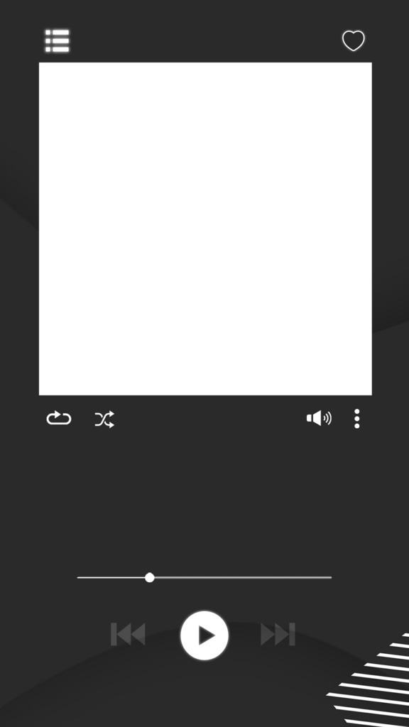 【#003】Music Player UI風 / YouTube shorts 素材 No.1【FREE】