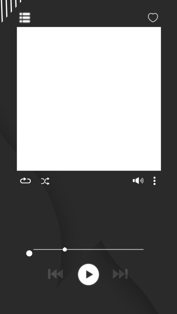 【#003】Music Player UI風 / YouTube shorts 素材 No.1【FREE】