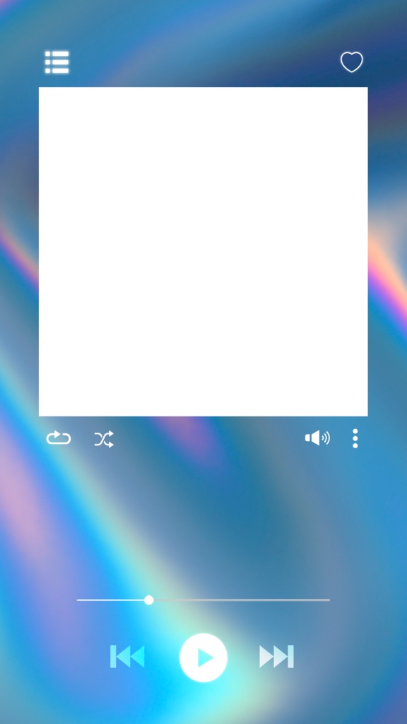 【#004】Music Player UI風 / YouTube shorts 素材 No.2【FREE】