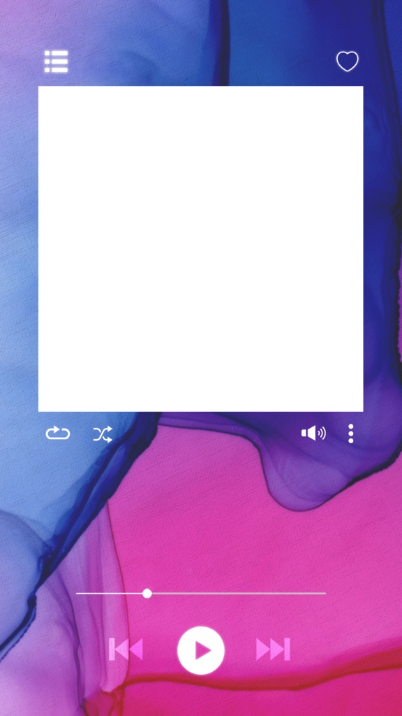 【#004】Music Player UI風 / YouTube shorts 素材 No.2【FREE】