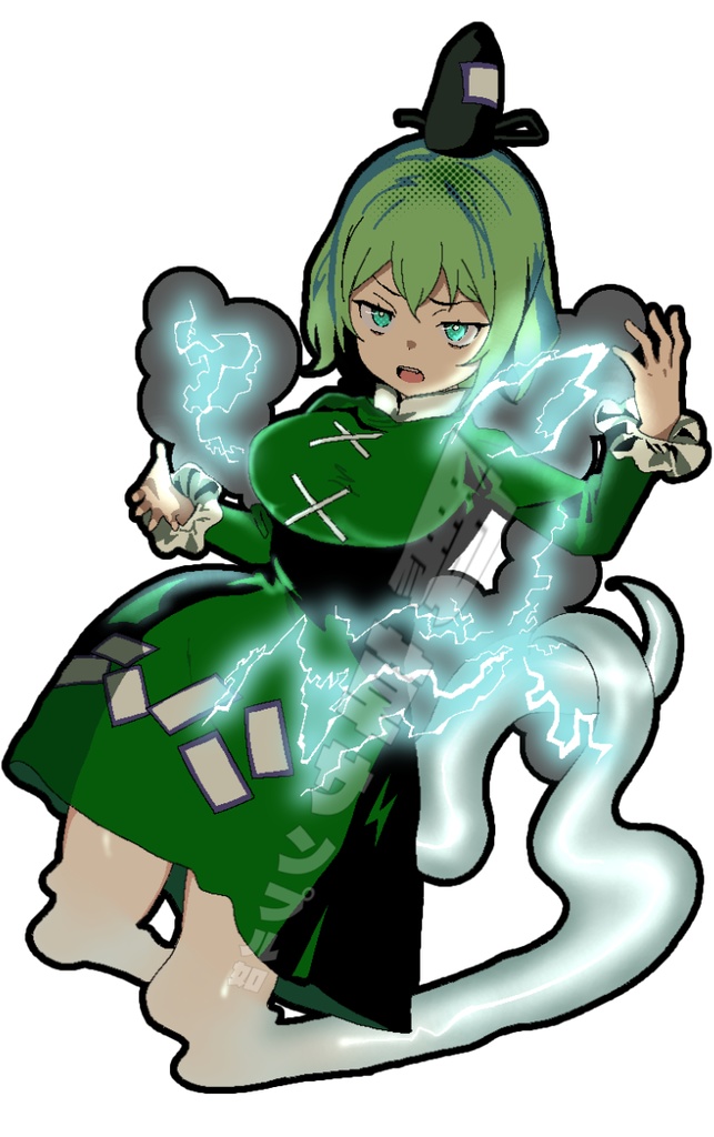 デコキャラシール蘇我屠自古