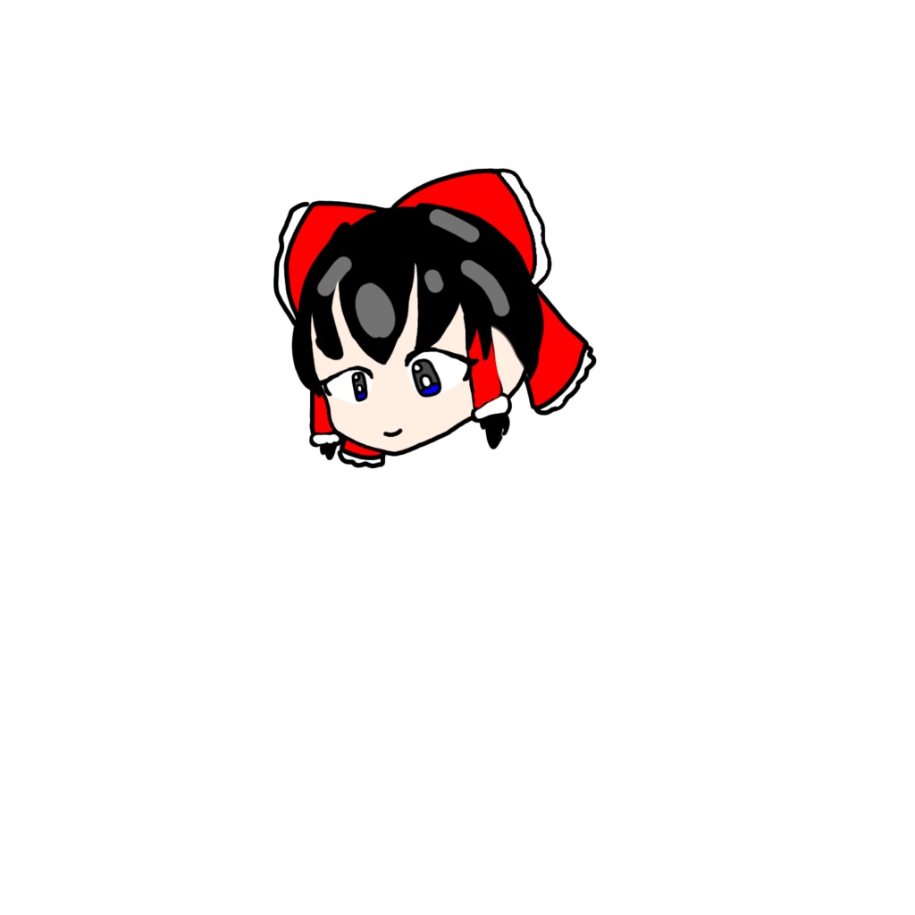 霊夢立ち絵等身大（ゆっくり）