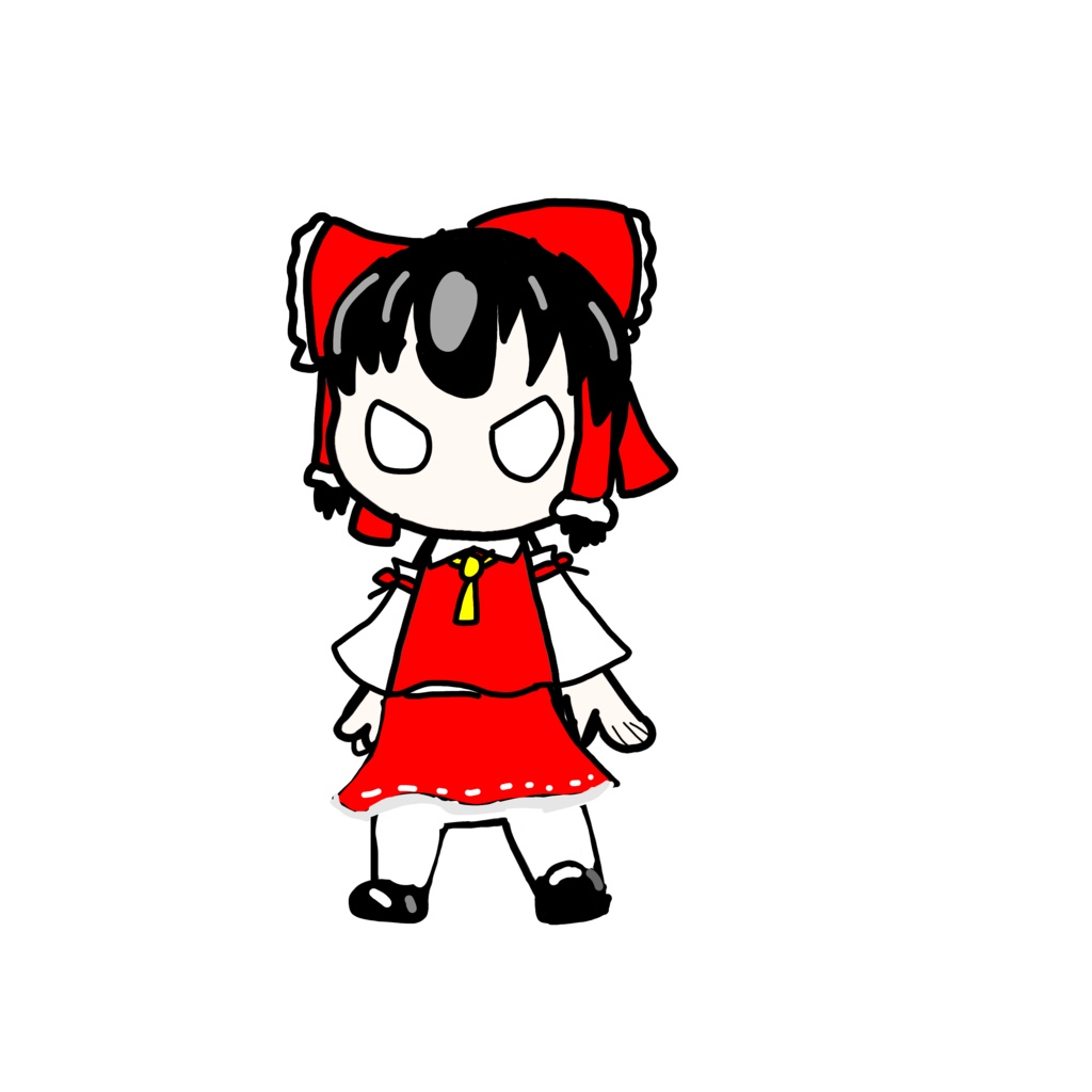 ステ霊夢立ち絵無料版