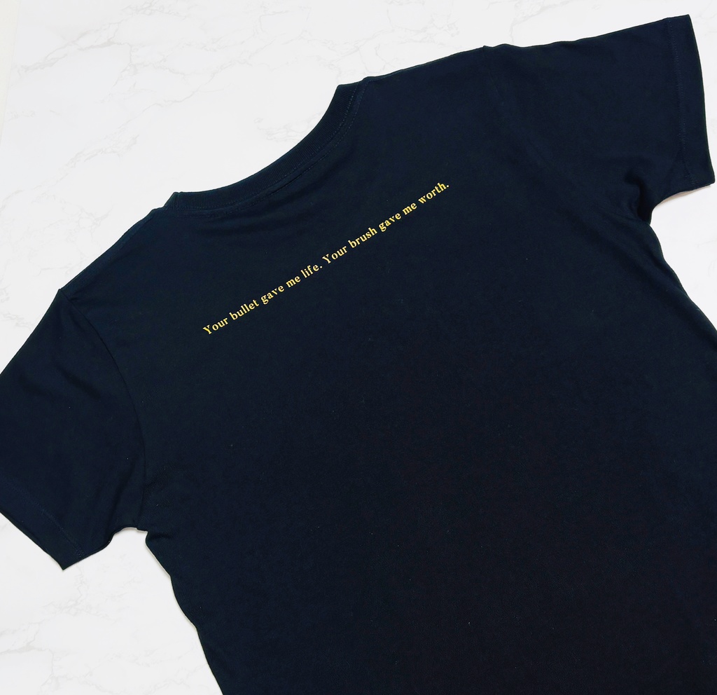 ヴァシ尾ロゴTシャツ