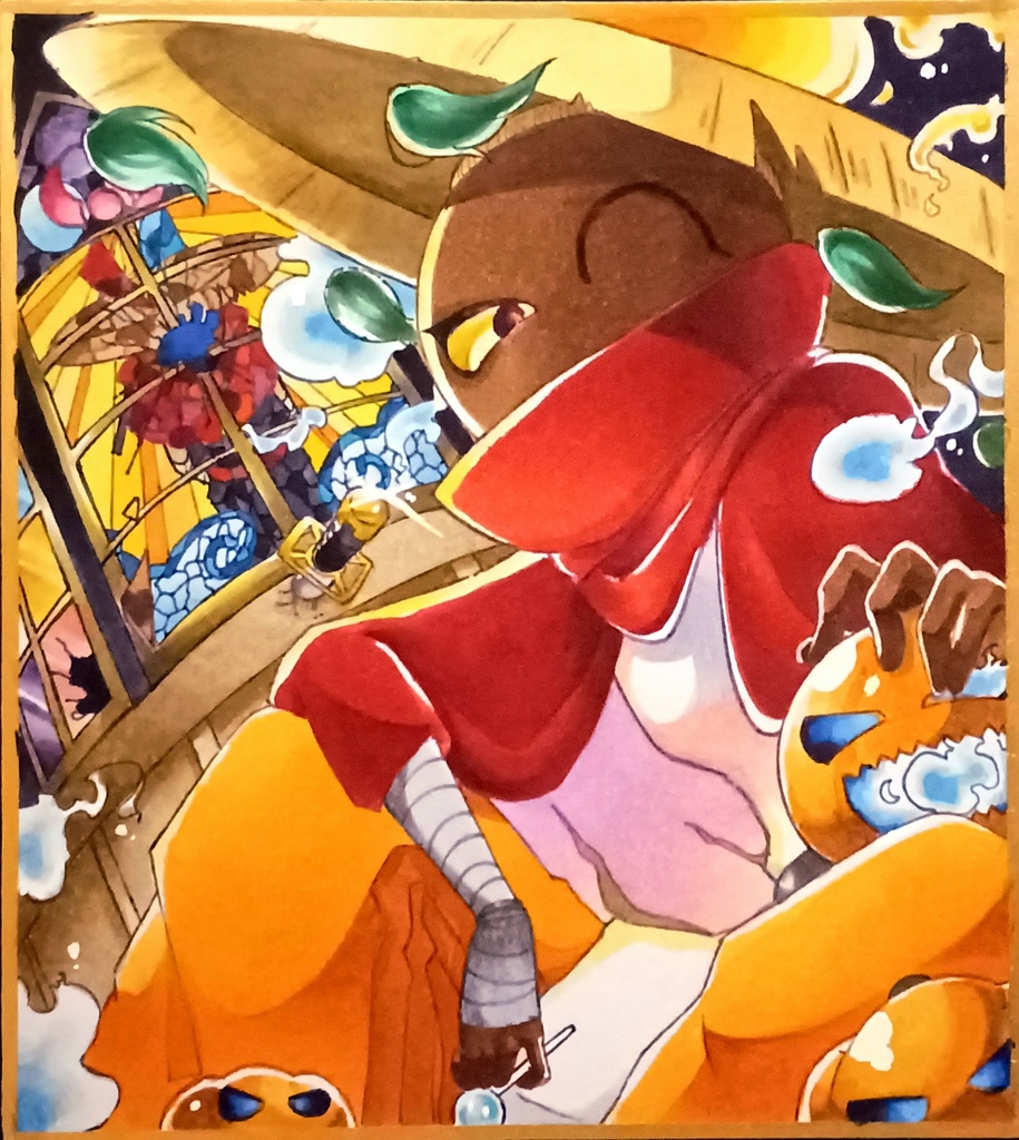 ❤️さん、🎃色紙