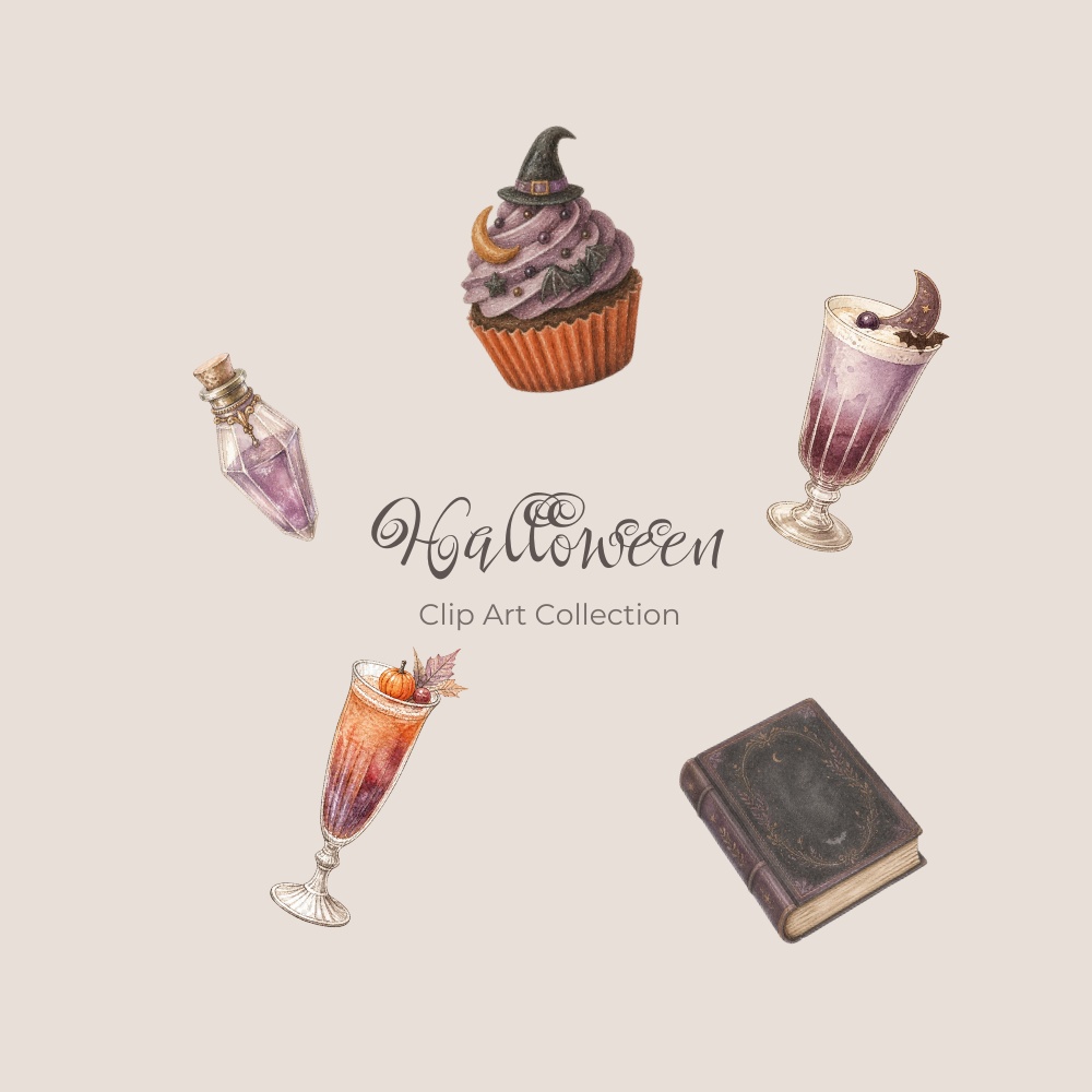 Halloween Clip Art Collection|25 PNG Elements
