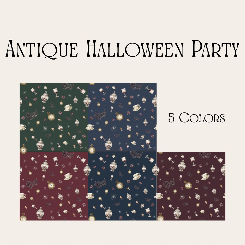 Halloween & Autumn Seamless Patterns