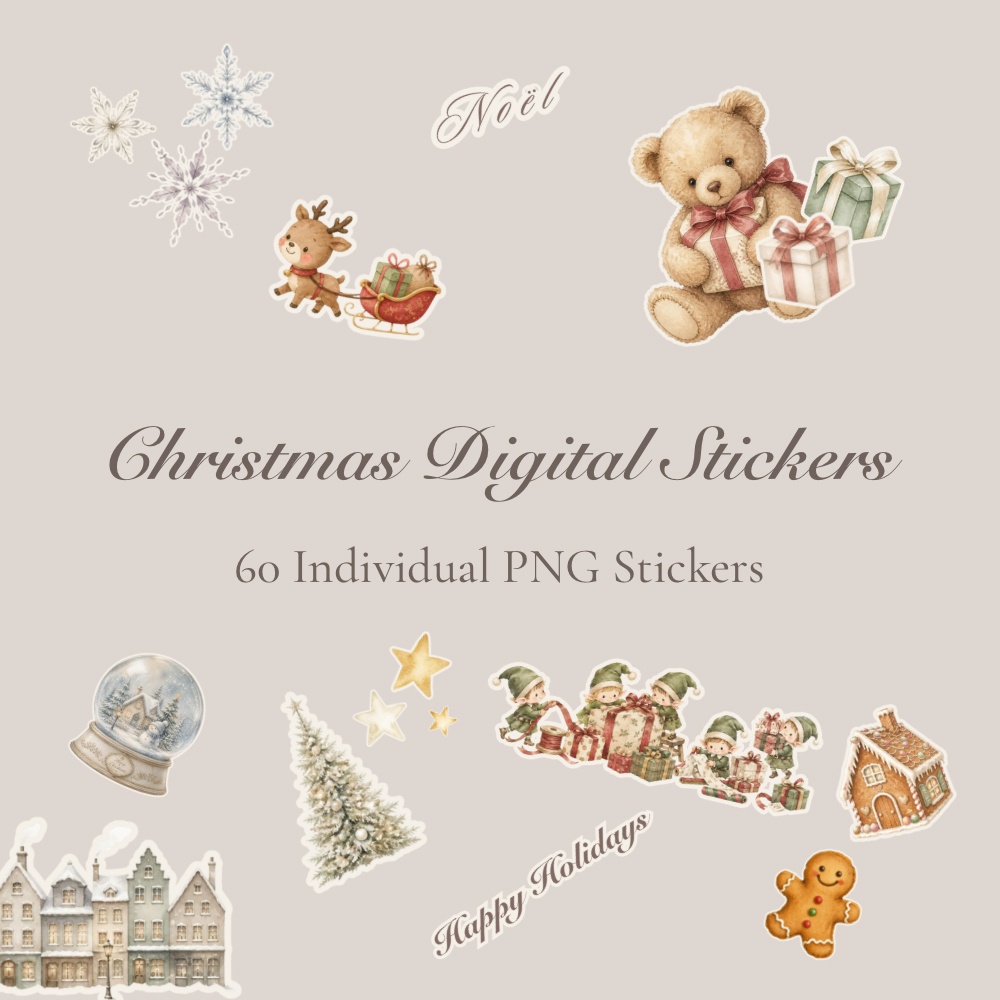 Christmas Digital Stickers